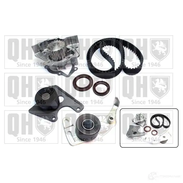 Комплект ремня грм с водяным насосом QUINTON HAZELL C 0GS3F 659771 5050438035315 qbpk1272 изображение 0