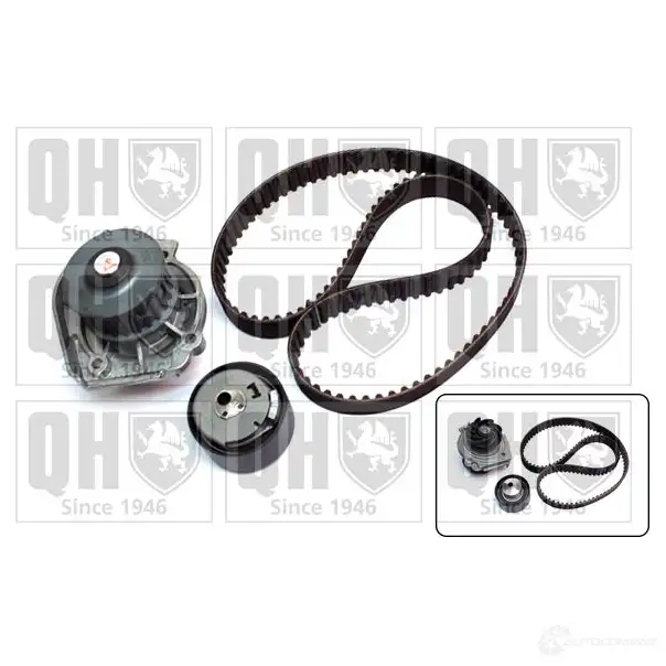 Комплект ремня грм с водяным насосом QUINTON HAZELL 659880 F X07OK qbpk6331 5050438295313 - Изображение 1