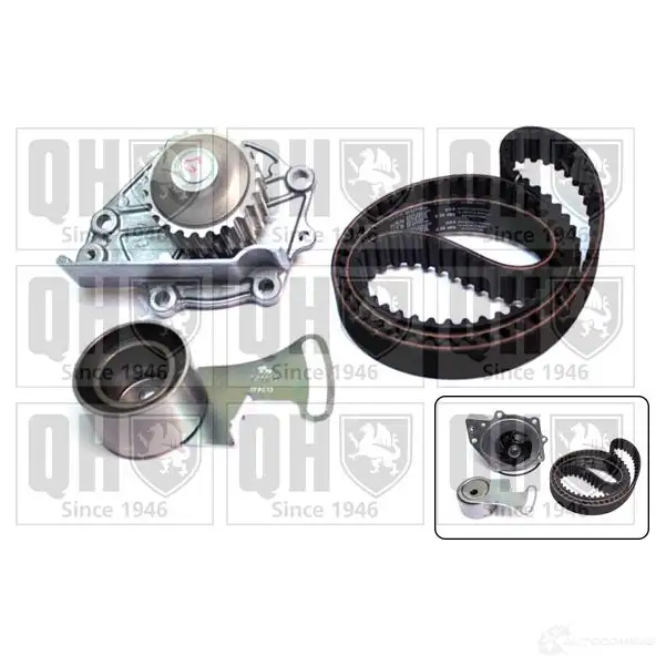 Комплект ремня грм с водяным насосом QUINTON HAZELL 5050438288612 qbpk2190 RX 0GJJ 659788 изображение 0