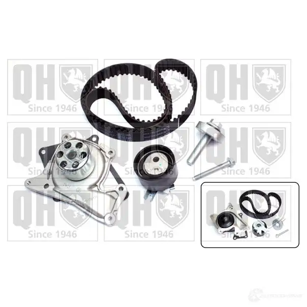Комплект ремня грм с водяным насосом QUINTON HAZELL 659940 qbpk7642 5050438304220 TGPR HSN - Изображение 1