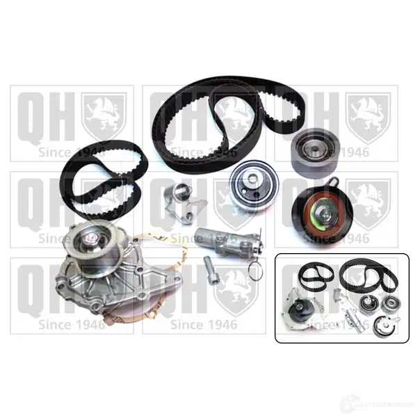 Комплект ремня грм с водяным насосом QUINTON HAZELL qbpk6340 QEQ O3R 5050438195699 659881 изображение 0