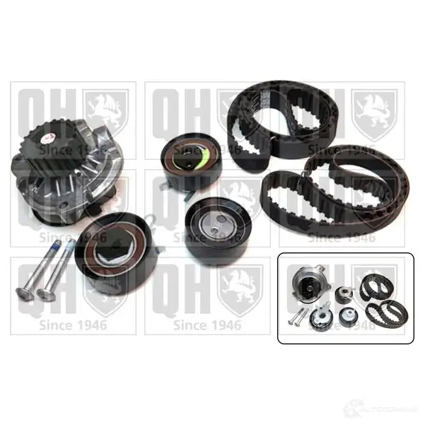 Комплект ремня грм с водяным насосом QUINTON HAZELL 5050438195828 qbpk6510 XB FRV5 659895 - Изображение 1