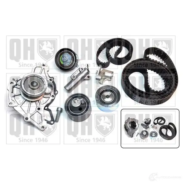 Комплект ремня грм с водяным насосом QUINTON HAZELL WGGTG Z9 659858 qbpk5840 5050438195576 - Изображение 1