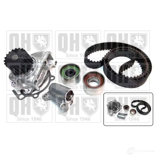 Комплект ремня грм с водяным насосом QUINTON HAZELL 659966 qbpk8290 5050438332186 DS 4NZ изображение 0