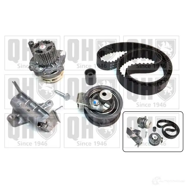 Комплект ремня грм с водяным насосом QUINTON HAZELL 659877 qbpk6290 5050438195668 S7W ZZ изображение 0