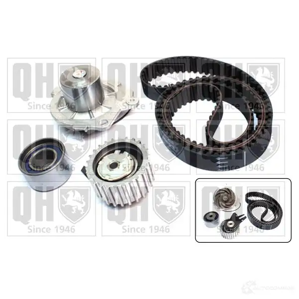 Комплект ремня грм с водяным насосом QUINTON HAZELL 7CD2 G qbpk7920 659949 5050438293968 - Изображение 1