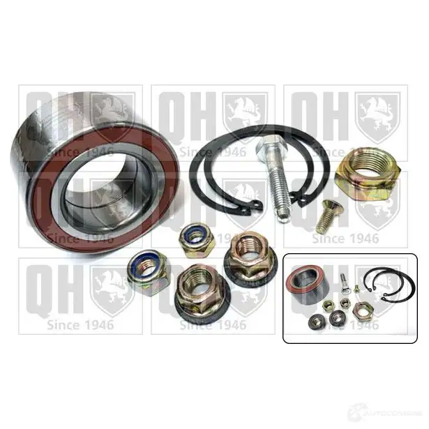 Подшипник ступицы колеса, комплект QUINTON HAZELL 5016593248915 qwb823 3IB MYCD 691522 изображение 0