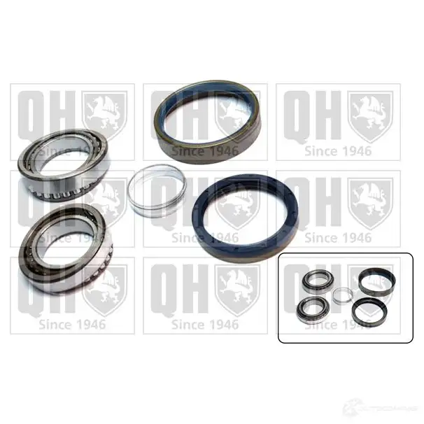 Подшипник ступицы колеса, комплект QUINTON HAZELL 690740 QWB 259D qwb259 U06QQE