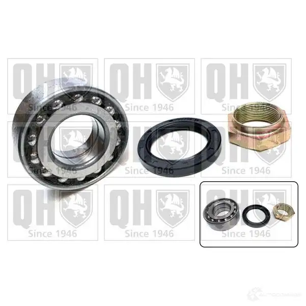 Подшипник ступицы колеса, комплект QUINTON HAZELL 5016593109827 690708 RL 8F4 qwb228 изображение 0
