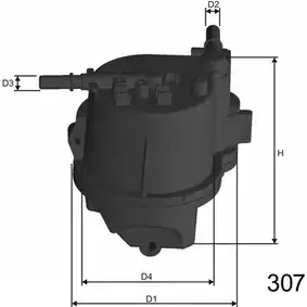 Топливный фильтр MISFAT C J50M F112 3399093 9F3MU изображение 0