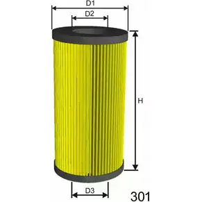 Масляный фильтр MISFAT L039 ZTGPN 3D PAL4E2Y 3399397