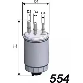 Топливный фильтр MISFAT M528 A7SWB0 7 3399588 AT02B изображение 0