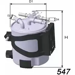 Топливный фильтр MISFAT XEDJM 3399597 M590 G6L3 A изображение 0