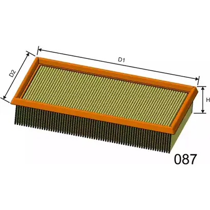 Воздушный фильтр MISFAT P322A 3OFW E RXB51 3399730