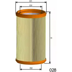 Воздушный фильтр MISFAT 3400050 R195 92BVKAM PNJLPS P