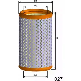 Воздушный фильтр MISFAT 4 WENX5 R731 0V2NCPA 3400262 изображение 0