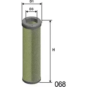 Воздушный фильтр MISFAT ZBO J48C R901 ZRKDU7H 3400341 изображение 0