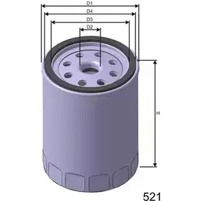 Масляный фильтр MISFAT SZ1HQK3 6 FHH8Y Z274 3400600 изображение 0