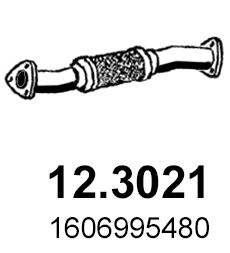Выхлопная труба глушителя ASSO G6S 80 12.3021 1440720127 изображение 0