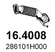 Выхлопная труба глушителя ASSO 1440720175 6E6 NRET 16.4008 изображение 0