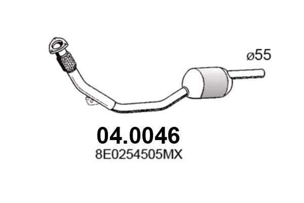 Катализатор ASSO 2403040 04.0046 BF8T M3 изображение 0