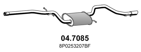 Глушитель ASSO DNCZDW B 04.7085 1440720297
