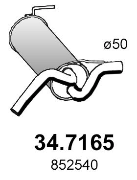 Глушитель ASSO W8BSQ7 5 1440720480 34.7165