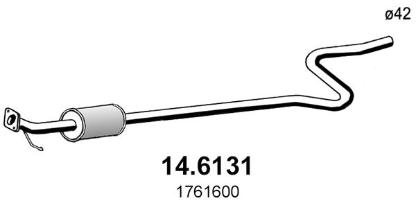 Резонатор ASSO K 0X6W 1440721338 14.6131