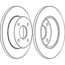 Тормозной диск Wagner 3420354 XOI1Z8D U DDXR WGR0442-1