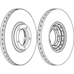 Тормозной диск Wagner MMEFKA WGR0849-1 T5Q GR 3420383