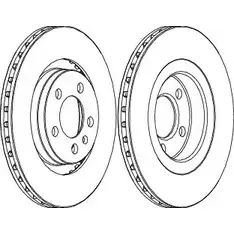 Тормозной диск Wagner 3420394 4PI5Y23 W 8EM5O WGR0928-1 изображение 0