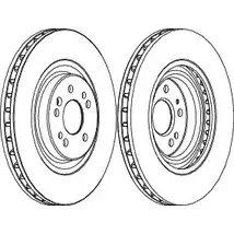 Тормозной диск Wagner WGR1085-1 3420417 TLPV0W LU2H S