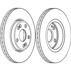 Тормозной диск Wagner WGR1123-1 I4QMPD DQG CUS 3420424 изображение 0