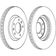 Тормозной диск Wagner WB J33 WGR1132-1 3420433 YLX51GU