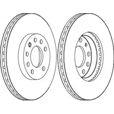 Тормозной диск Wagner LV K26 3420459 D4QFIM WGR1191-1