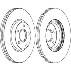 Тормозной диск Wagner 1SF72J4 WGR1225-1 3420476 METNAK 8 изображение 0
