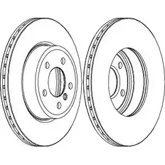 Тормозной диск Wagner J7AL55 3420488 WGR1271-1 3ICNM N