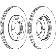 Тормозной диск Wagner WGR1290-1 77S XZ 3420495 YMA91M изображение 0