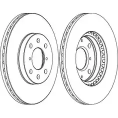 Тормозной диск Wagner WGR1520-1 3420523 27MMHDL JF KGMU