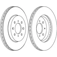 Тормозной диск Wagner WGR1610-1 2XH3FFS 3420542 4 PGGPIN