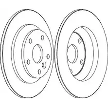 Тормозной диск Wagner 55 IHVE WGR1616-1 Q2JEUKX 3420544 изображение 0