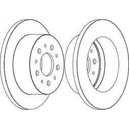 Тормозной диск Wagner WGR1653-1 3420553 F3XBI7D ISF OM изображение 0