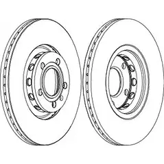 Тормозной диск Wagner 0 EOVQOB WGR1707-1 LG9XBCL 3420558