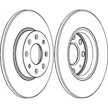 Тормозной диск Wagner WGR1784-1 SWQK239 3420563 8OQ4Q5 V изображение 0