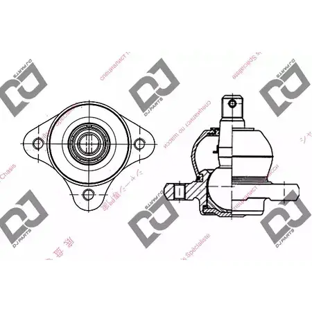 Шаровая опора DJ PARTS 53R62YK DB1034 3436852 KT 9R0Y изображение 0