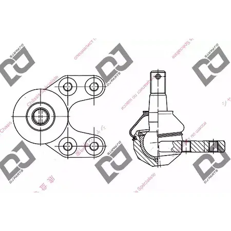Шаровая опора DJ PARTS 3436872 CL1VKU DB1054 F48XDZ 6 изображение 0