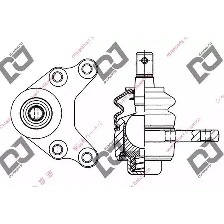 Шаровая опора DJ PARTS SX2 WA SOQGD6 3436917 DB1113