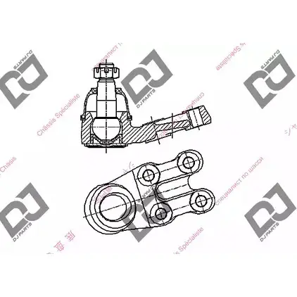 Шаровая опора DJ PARTS DB1183 7 N7FO 3436972 6OV4M