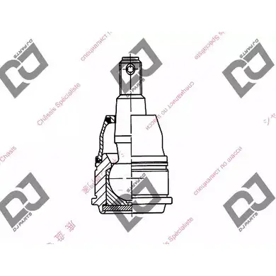 Шаровая опора DJ PARTS DB1215 3437001 K FP4WR VMLZTG