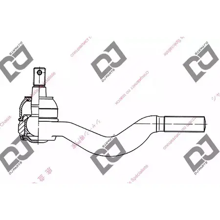 Рулевой наконечник DJ PARTS HI 4PE DE1045 3437170 XWJ0M